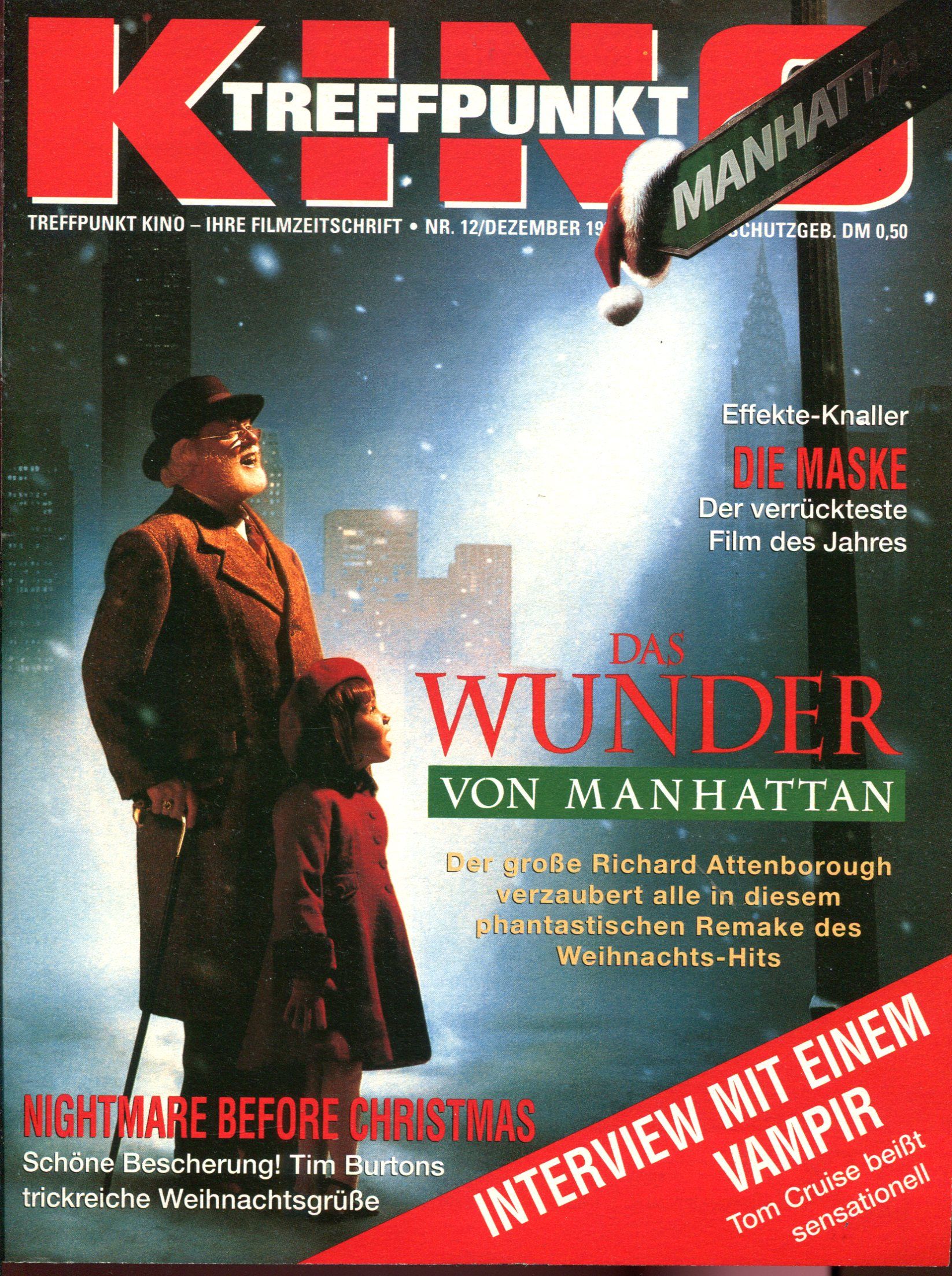 TREFFPUNKT KINO magazine side cover Issue  12 December 1994